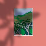 Bois Rouge - Limited edition art print (A3)
