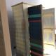 Painted wooden two-door wardrobe, Henri Quinta