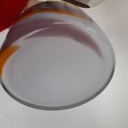 Grand pied de lampe Holmegaard en verre coloré