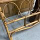 Vintage rattan headboard