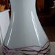 Vase boule en Opaline blanche pop art de Florence