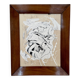 Bachmann, Abstract Composition, Mixed Media, Framed