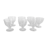 7 ancient crystal glasses