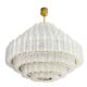 Mid-Century Murano Glass 7-Tier Ball Chandelier, Doria Leuchten