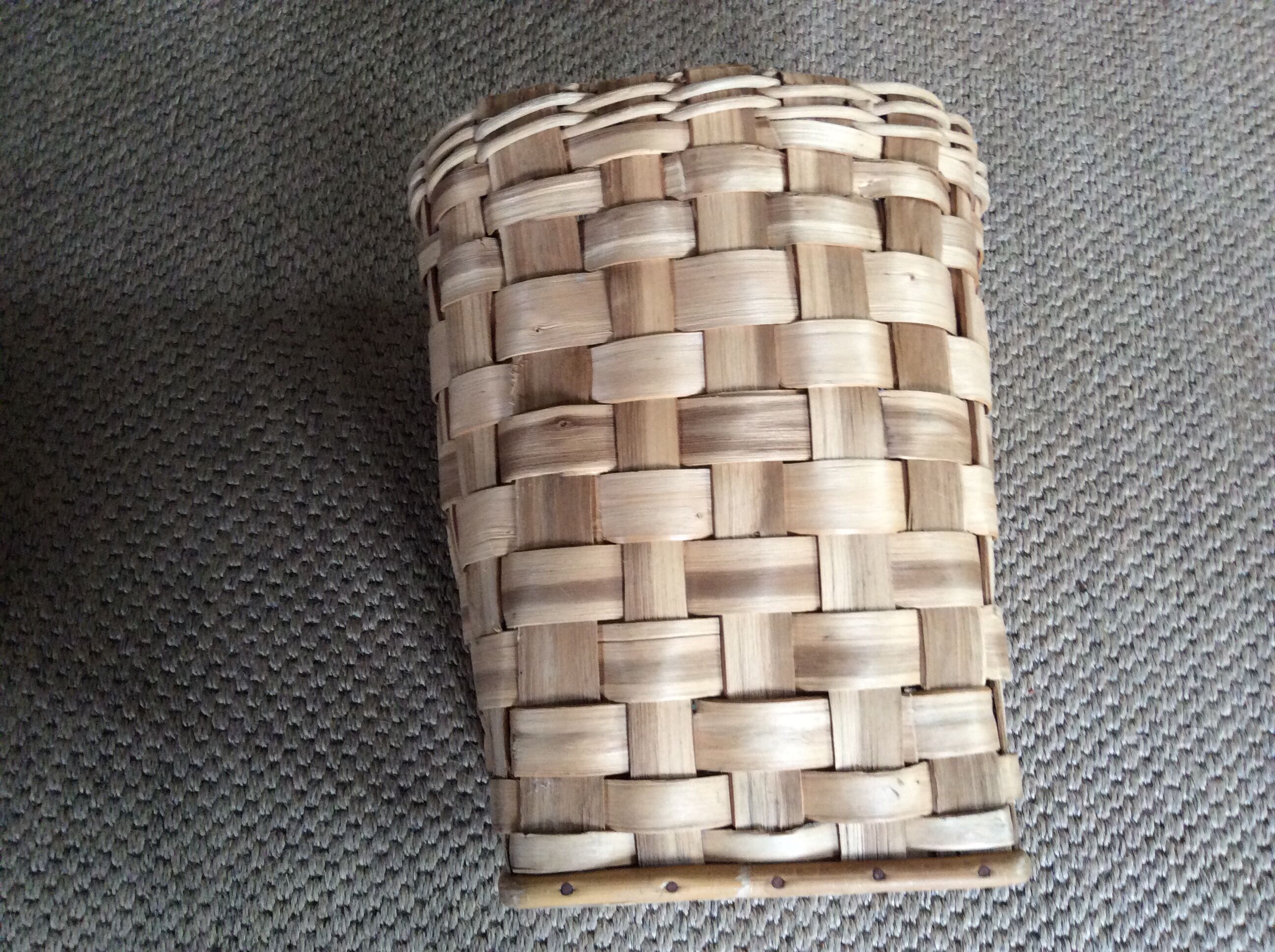 Chestnut basket braided