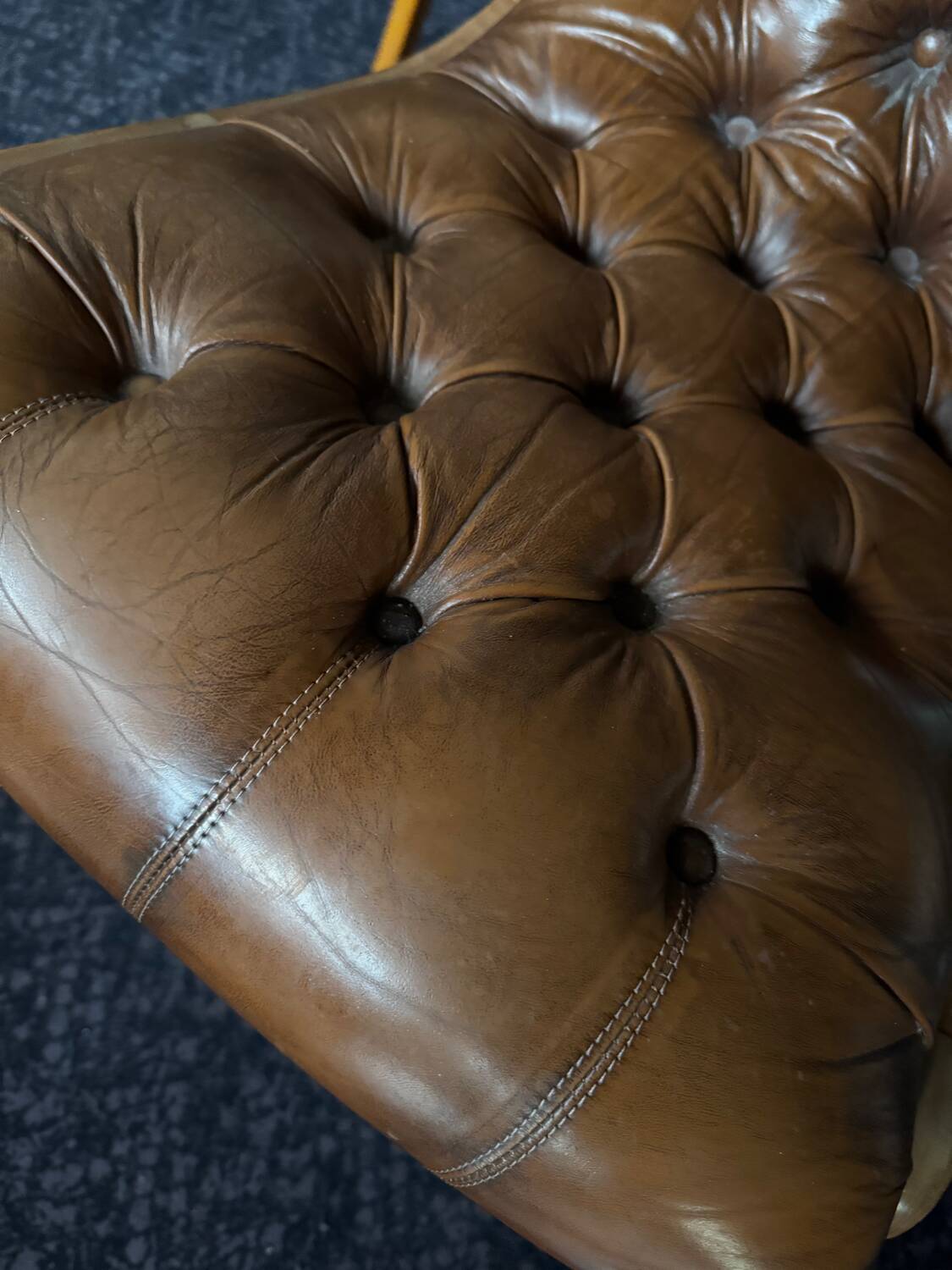 2 English Chesterfield chairs