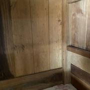 19th century solid cherry wardrobe