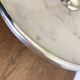 Silver-plated rotating platter and white marble pastry stand 1960 neoclassical