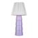 Large purple ceramic lamp by Roche Bobois, 1980s