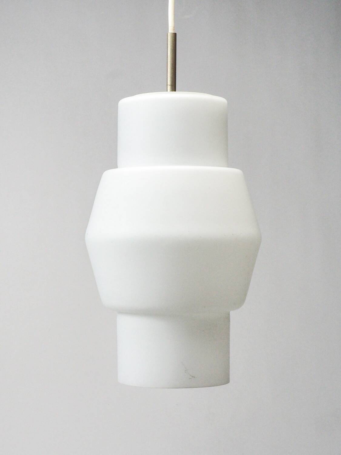 Suspension design en opaline blanche, Philips - 1960