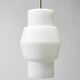 Suspension design en opaline blanche, Philips - 1960