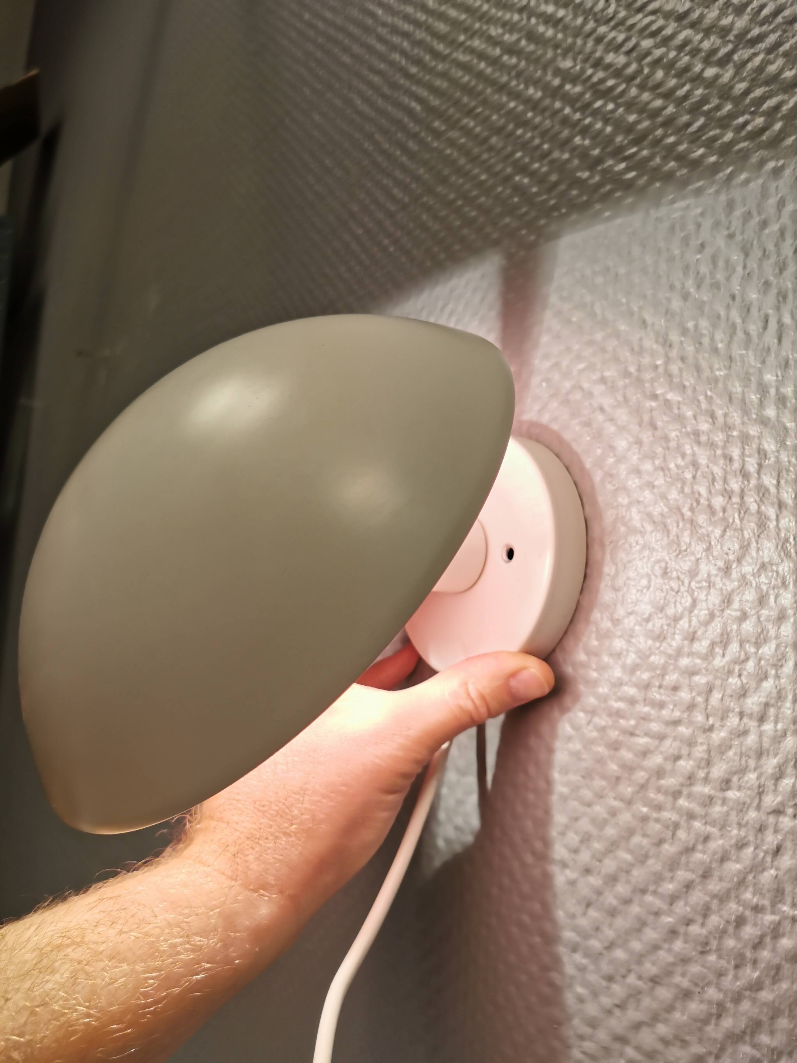 PH Wall lamp / Bedside lamp designed in 1961, model PH-HAT