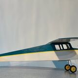 Avion en bois, jouet vintage, années 70