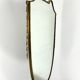 Mid-century Italian mirror in brass. Italy 1950s