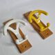 Pair of vintage "Ghidini Italy" coat hooks, two hooks, 20 cm