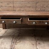 Burmese teak coffee table