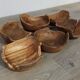 Set of 6 teak bowls