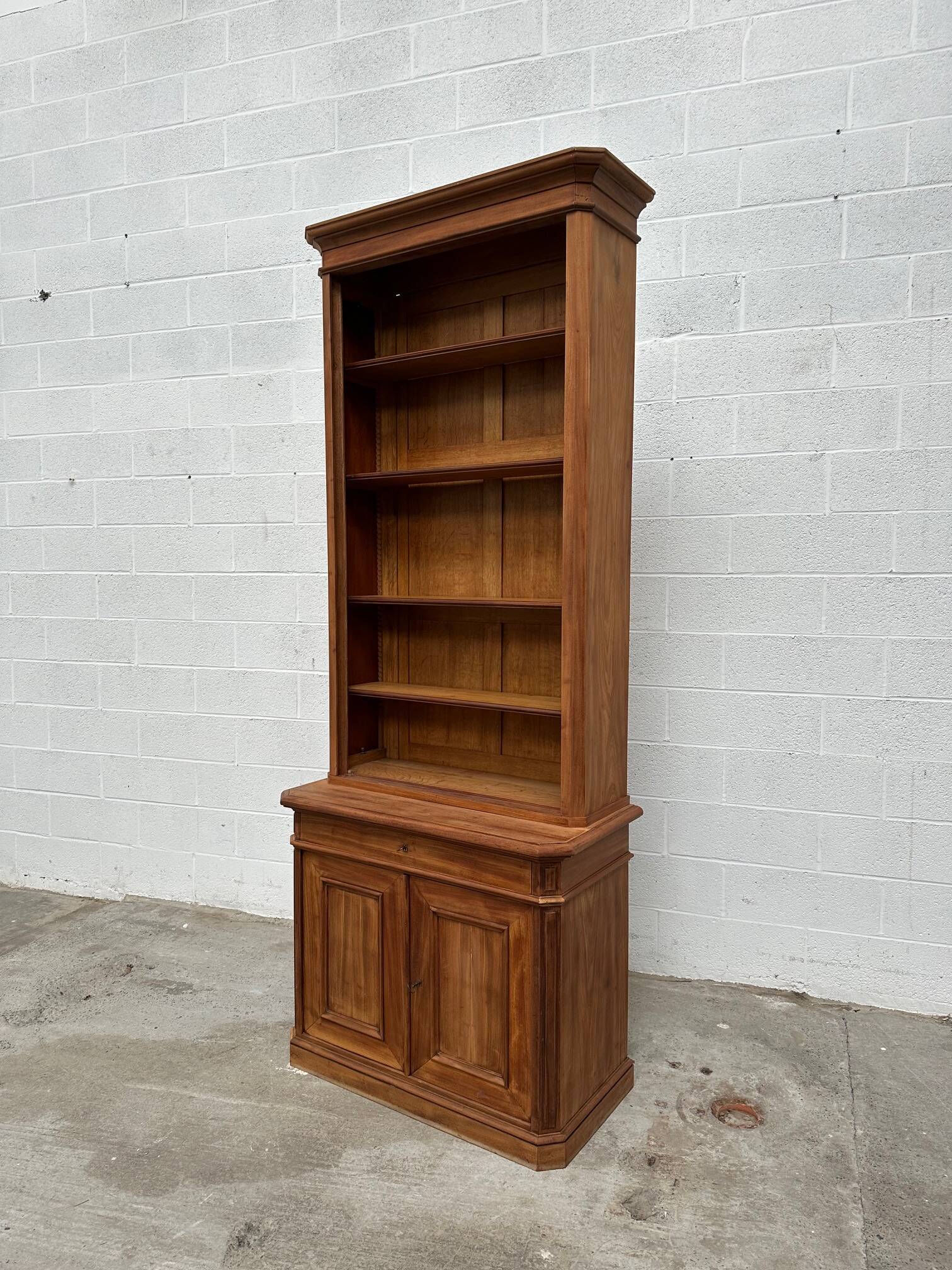 Large mahogany display case