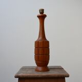 Teak Mid-Century Single Table Lamp