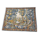 Aubusson tapestry manufactured by Robert FOUR, verdure Chantilly.