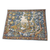 Aubusson tapestry manufactured by Robert FOUR, verdure Chantilly.