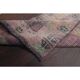 Vintage Turkish Oushak Handmade Wool Cotton Purple Runner Rug 80x260