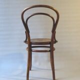 Bistro chair N°14 wooden seat, circa 1890