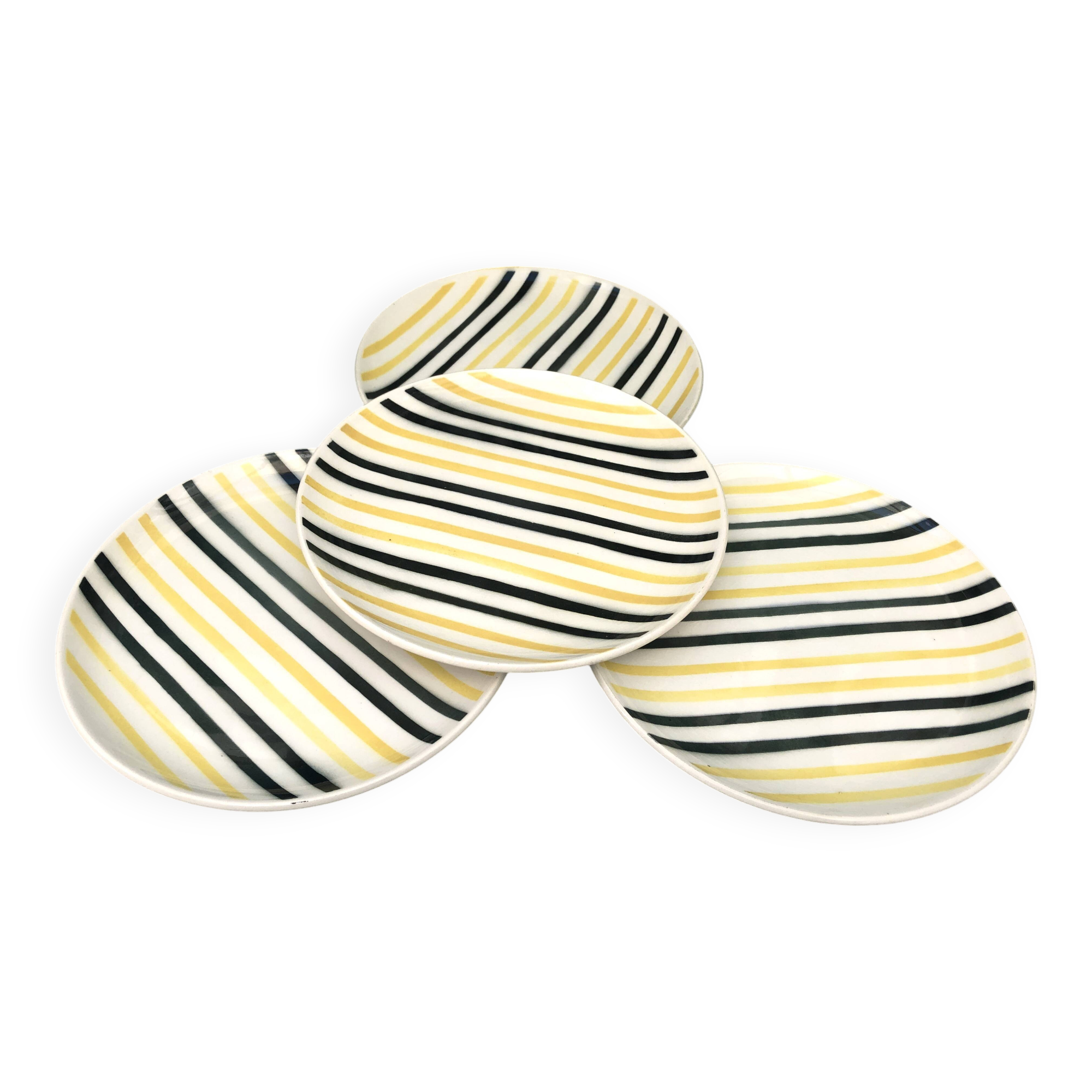 Dessert plate from the 50s/60s Moulins des Loups