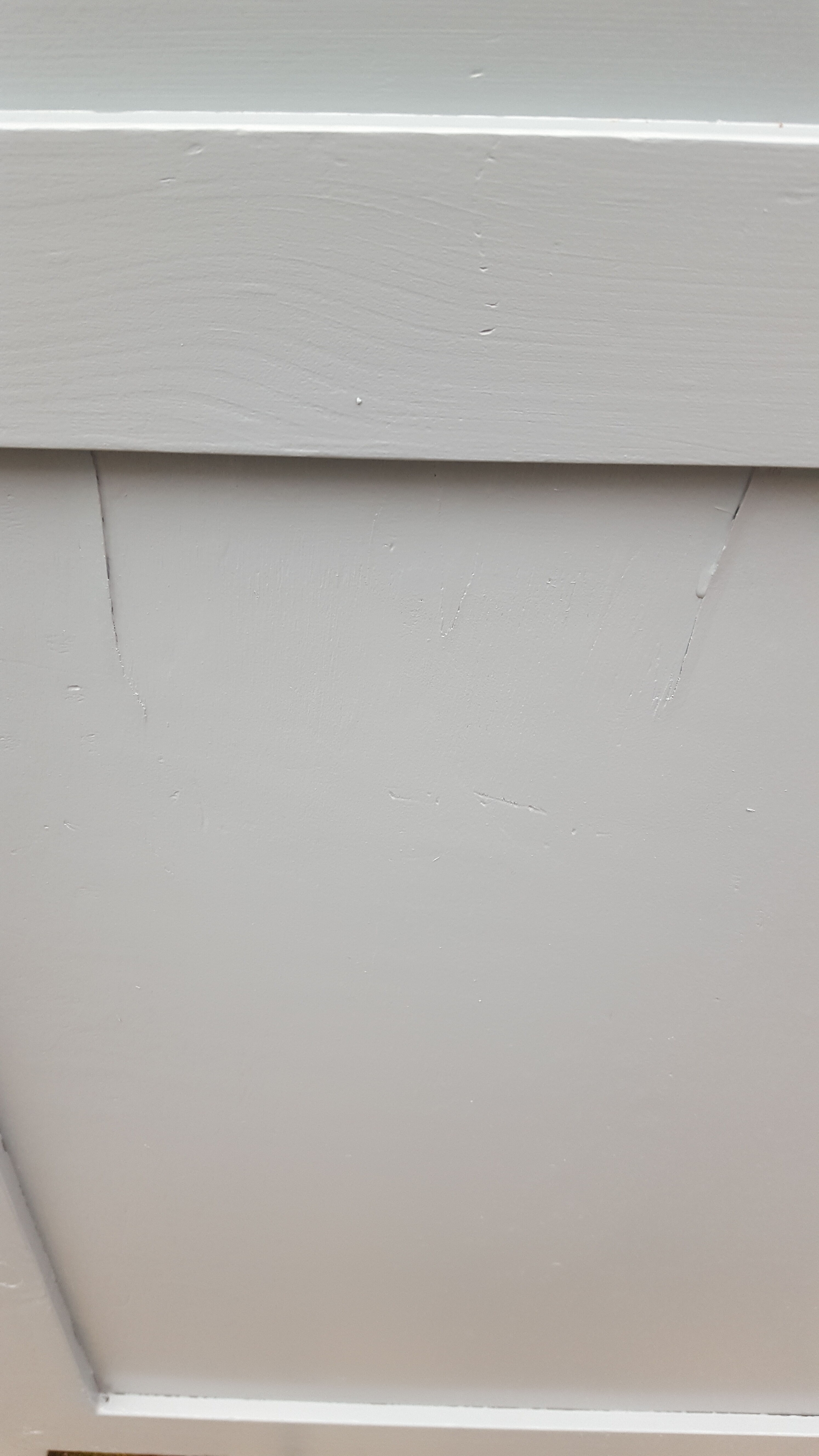 Cabinet typical of paris blue grey