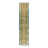 1960s Vintage Turkish Hand-Knotted Runner 76x324