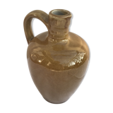 Old Bottle - Anse Ceramics Enamelled Brown Brown 70s Vintage