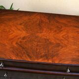Pretty little Art Deco chest of drawers from the 1930s in walnut.
