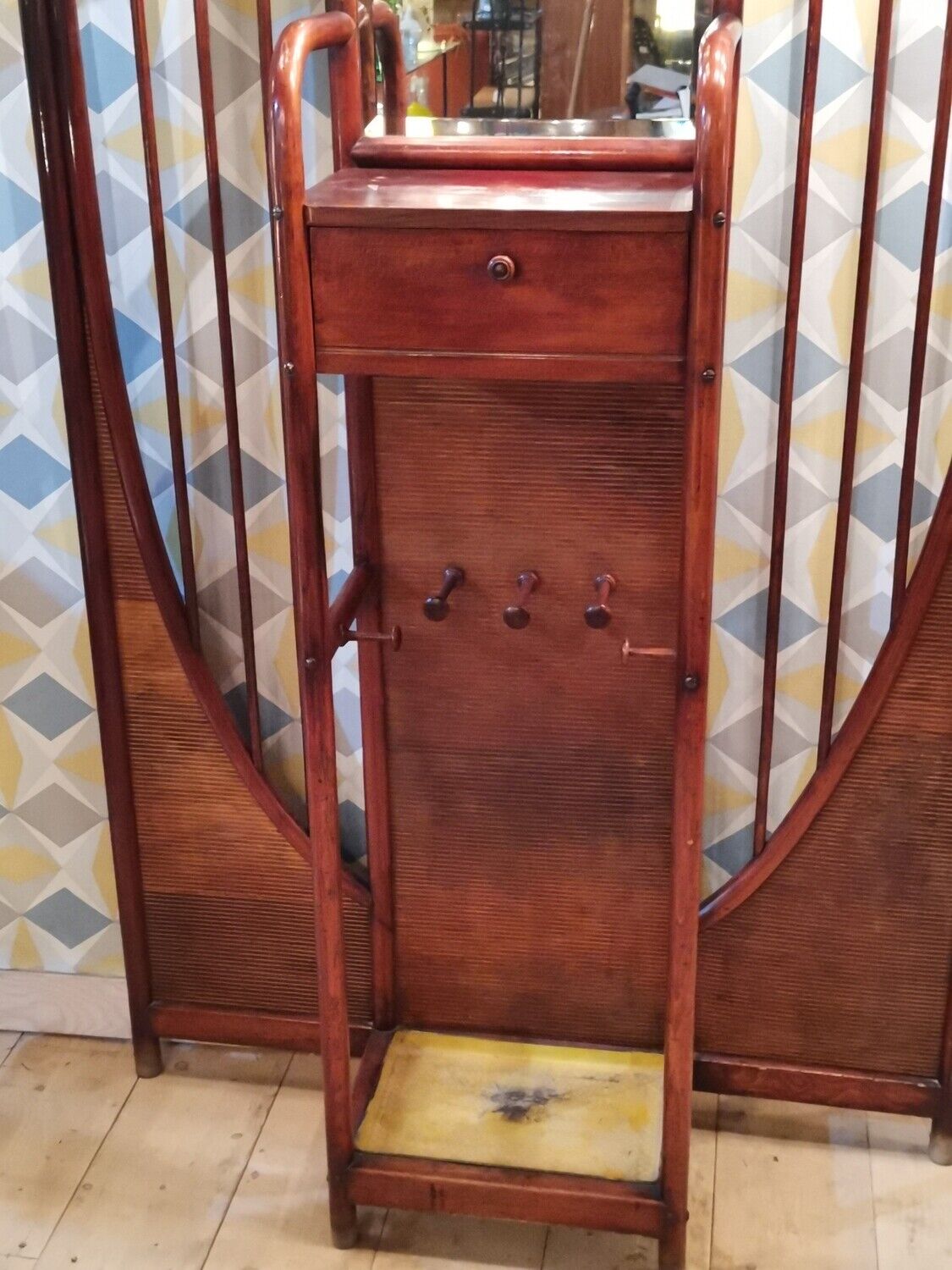 Cloakroom circa 1880