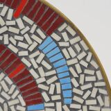 Mid-Century Mosaic Wall Plate by W. Zimmermann for Ritter