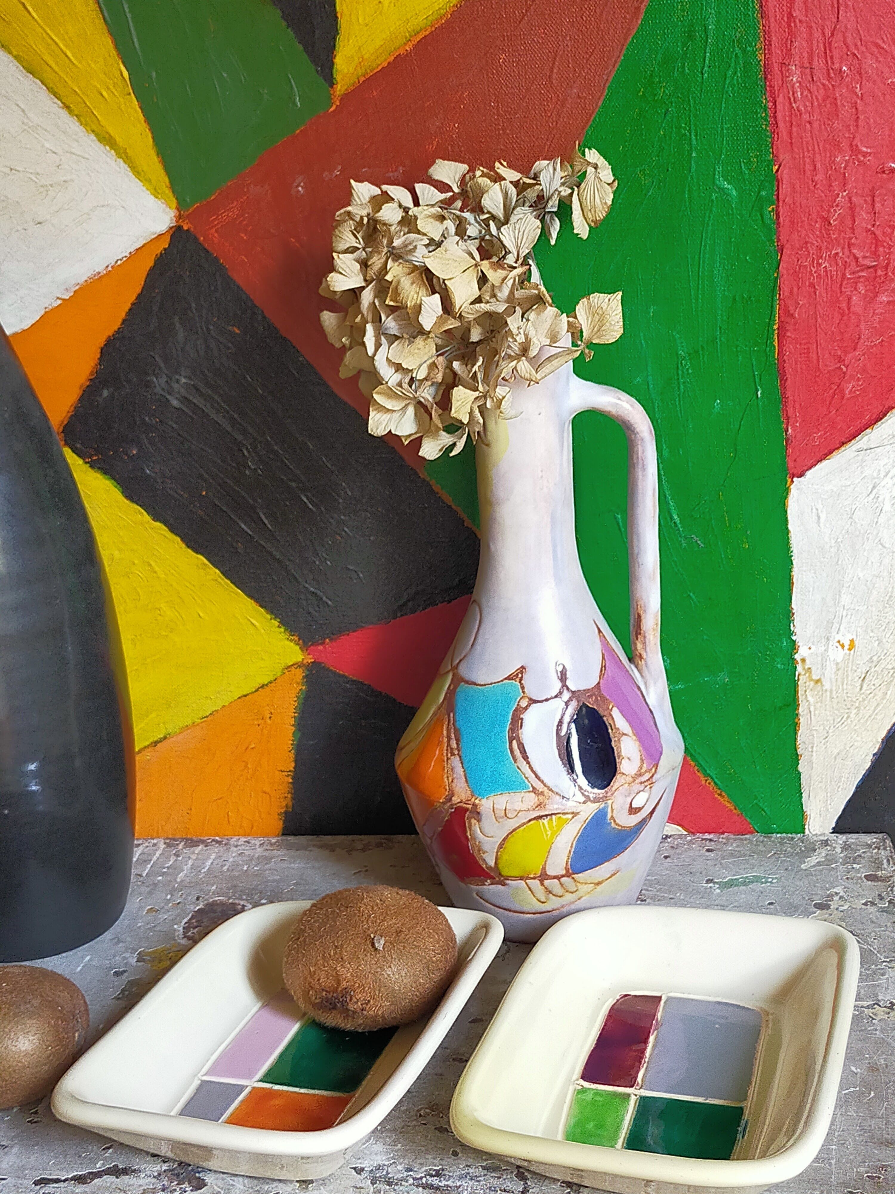 Two ceramic trinket bowls 50