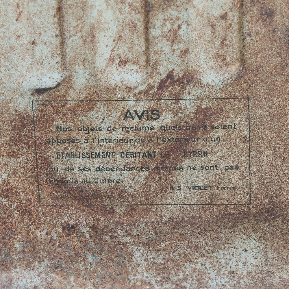 Authentic time 1900 Byrrh litho plate