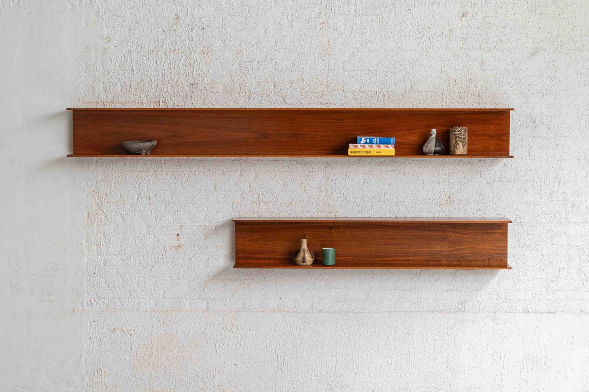 Floating wall shelf by Walter Wirz