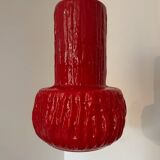 Brutalist glass paste chandelier from the 70s