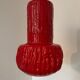 Brutalist glass paste chandelier from the 70s