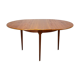 Table à manger ronde McIntosh teck design scandinave années 50 vintage