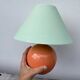 Two-tone ceramic bedside lamp 1980