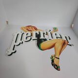 PERRIER pin up advertising plaque