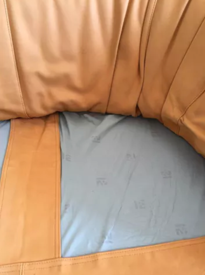 Alcantara leather sofa 2 places