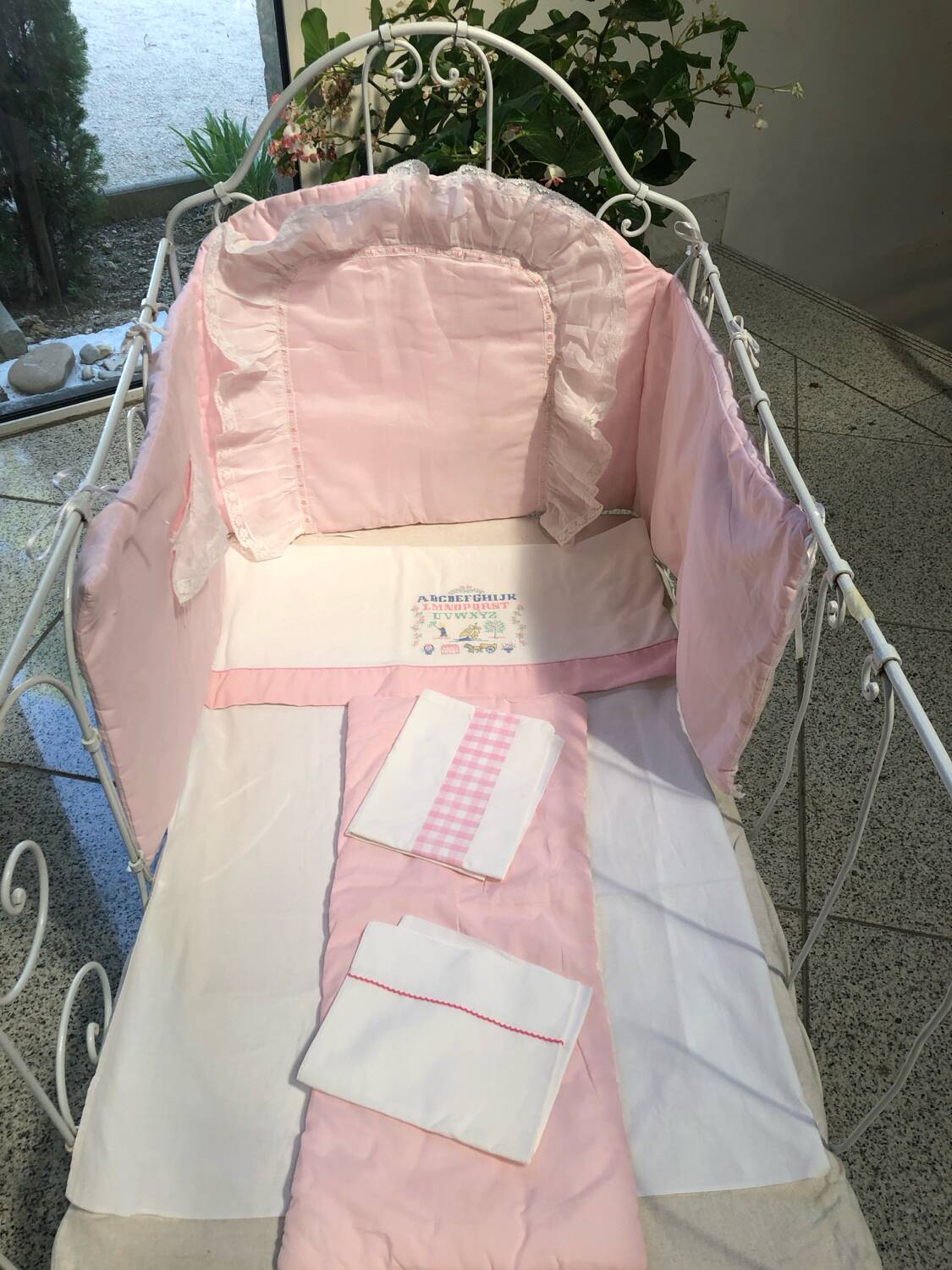 Wrought iron bed for children