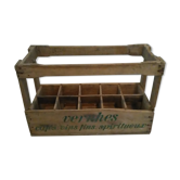 Bottles in wooden box