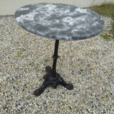 Antique round bistro table