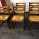 Suite of 6 sled chairs from the house revival 1970s