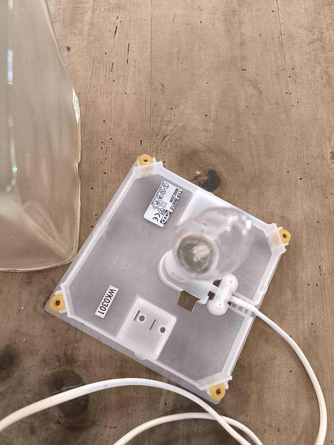 Iviken ice cube lamp for Ikea, circa 1990