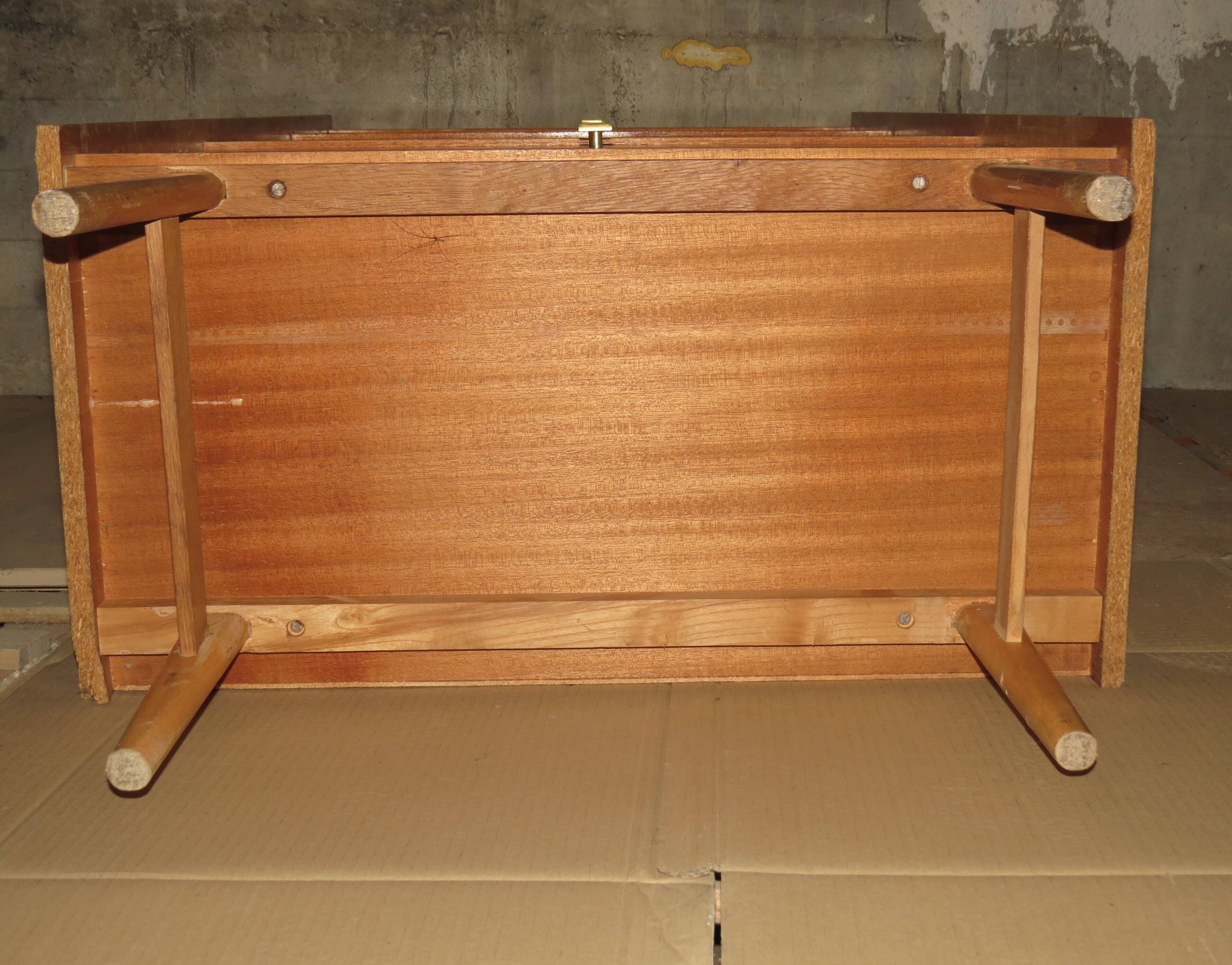 60's secretary with 3 drawers