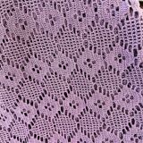 Vintage Lilac Mauve Crochet Bedspread